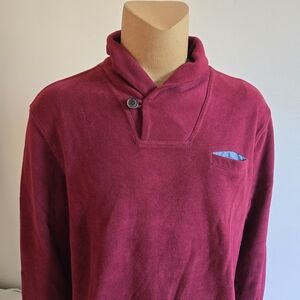 Tommy Hilfiger Raspberry Red Collar Sweater
